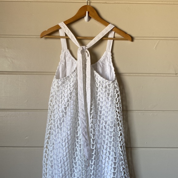 Crochet High/Low Midi Dress Size Small - Picture 10 of 11